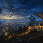 Entoto Eucalyptus Horizon: Panoramic Addis Impressionist Canvas Print