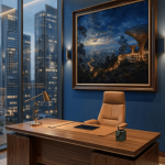 Entoto Eucalyptus Horizon: Panoramic Addis Impressionist Canvas Print