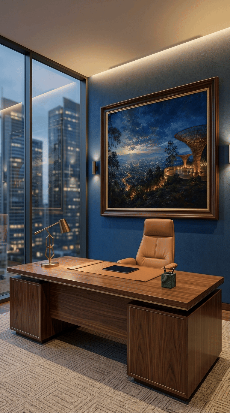 Entoto Eucalyptus Horizon: Panoramic Addis Impressionist Canvas Print
