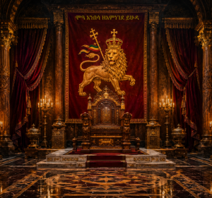The Lion of Judah Throne Room Imperial Ethiopian Heritage