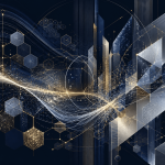 Nexus of Strategy: Modern Abstract Corporate Innovation Canvas Art
