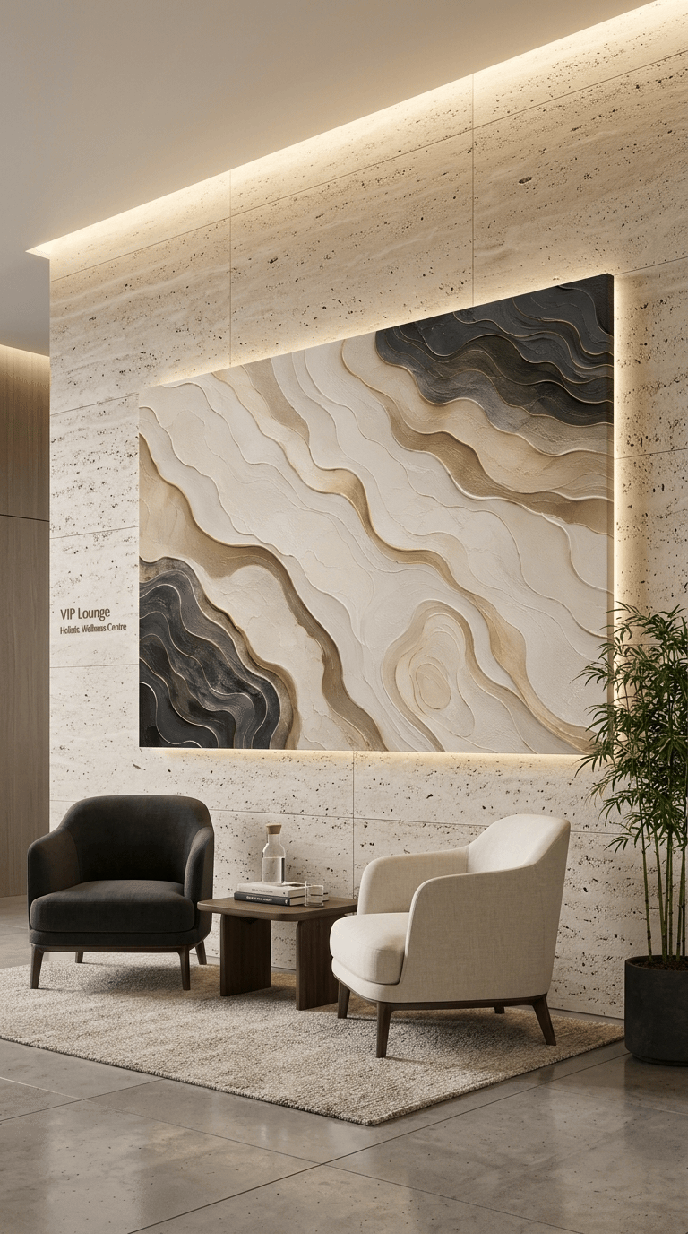 Highland Contours: Premium Minimalist Ethiopian Topography Canvas