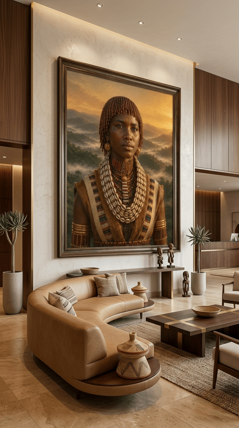 Aari Woman at Golden Dawn – Ethiopian Highlands Fine Art Portrait