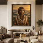 Aari Woman at Golden Dawn – Ethiopian Highlands Fine Art Portrait