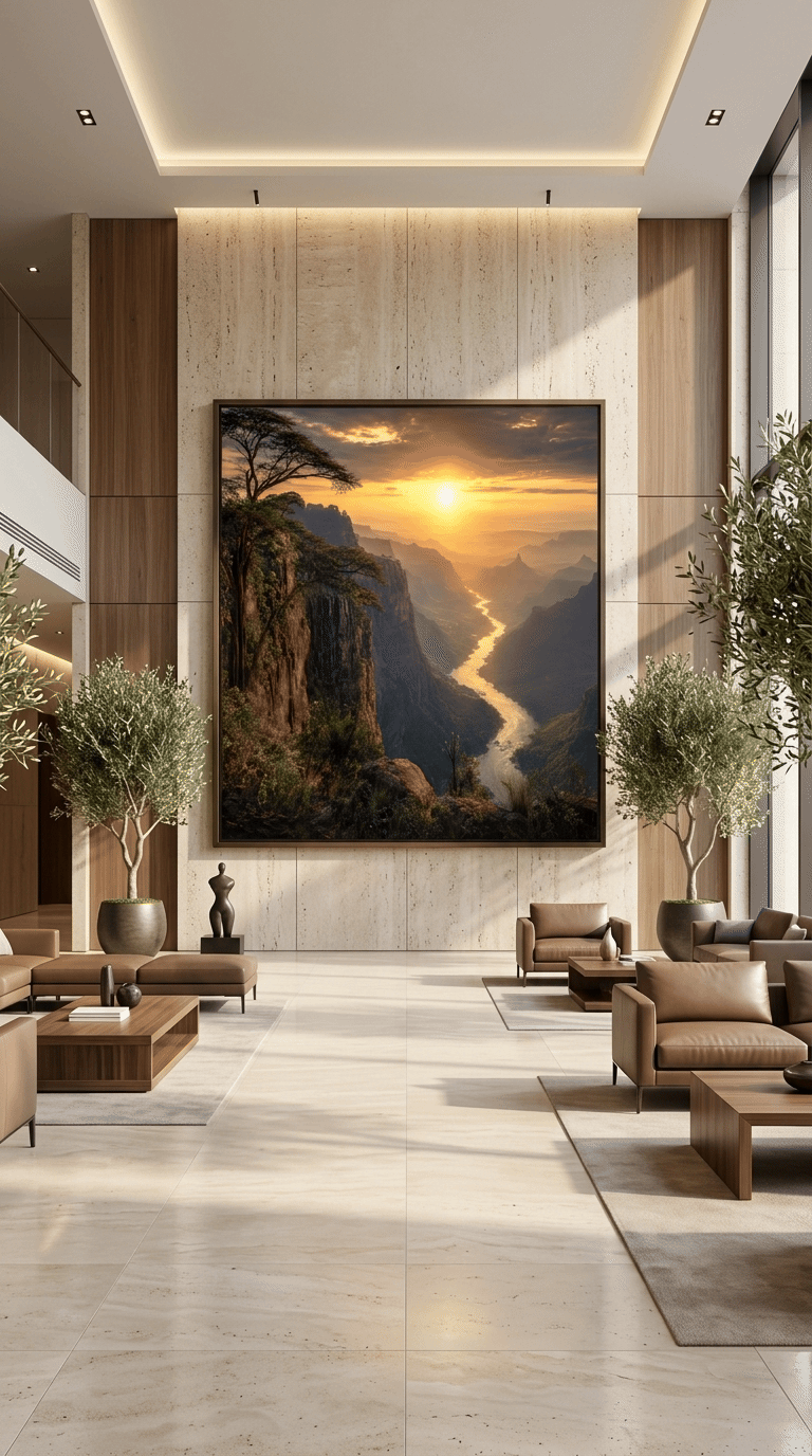 Blue Nile Gorge at Sunrise | Ethiopian Landscape Wall Art | Canvas Addis