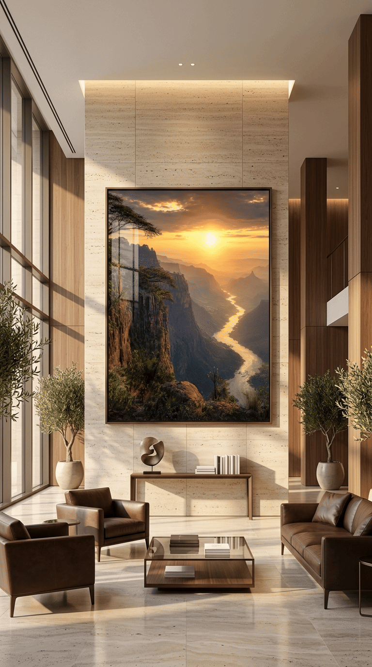 Blue Nile Gorge at Sunrise | Ethiopian Landscape Wall Art | Canvas Addis