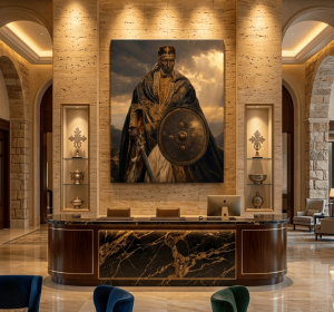 Ras Alula Engida – Ethiopian Warrior General Royal Portrait Canvas Art | Museum Quality Historical Fine Art Wall Decor