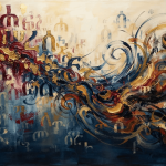 Ge'ez Script in Motion Kinetic Typography Abstract