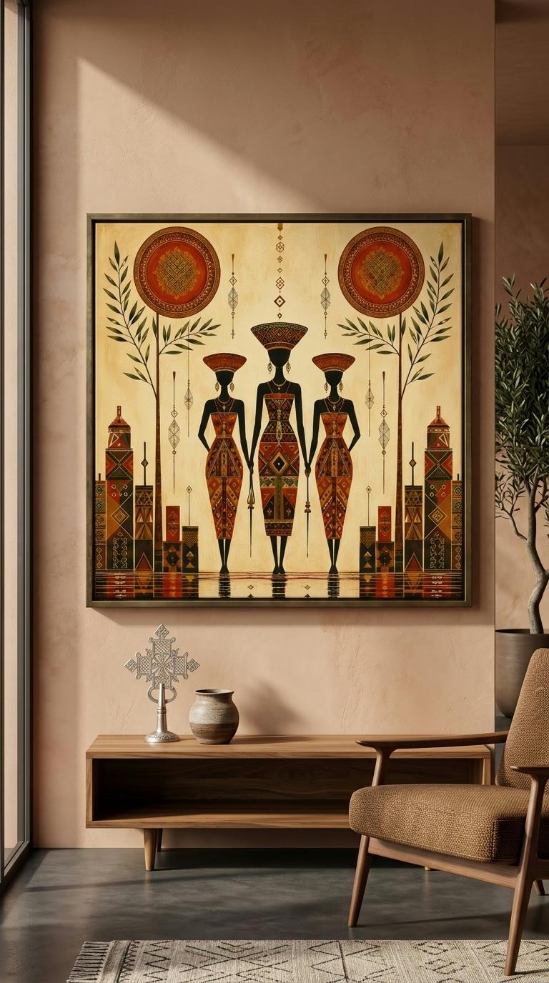 Queens of the Highlands | Ethiopian Fine Art Canvas