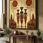 Queens of the Highlands | Ethiopian Fine Art Canvas