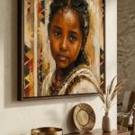 Ethiopian Soul Portrait Canvas Art | Canvas Addis