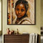 Ethiopian Soul Portrait Canvas Art | Canvas Addis