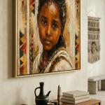 Ethiopian Soul Portrait Canvas Art | Canvas Addis