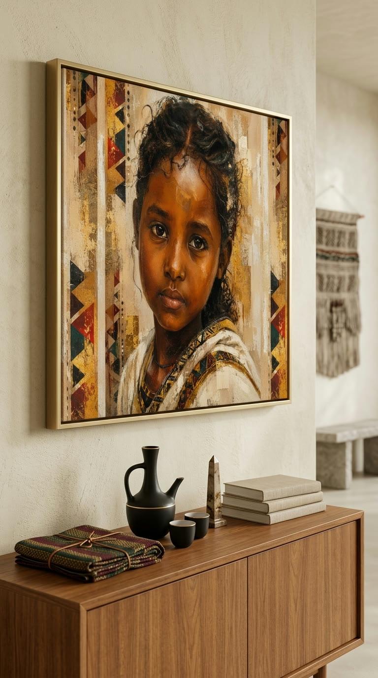 Ethiopian Soul Portrait Canvas Art | Canvas Addis