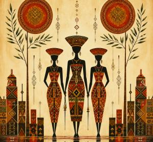 Queens of the Highlands | Ethiopian Fine Art Canvas