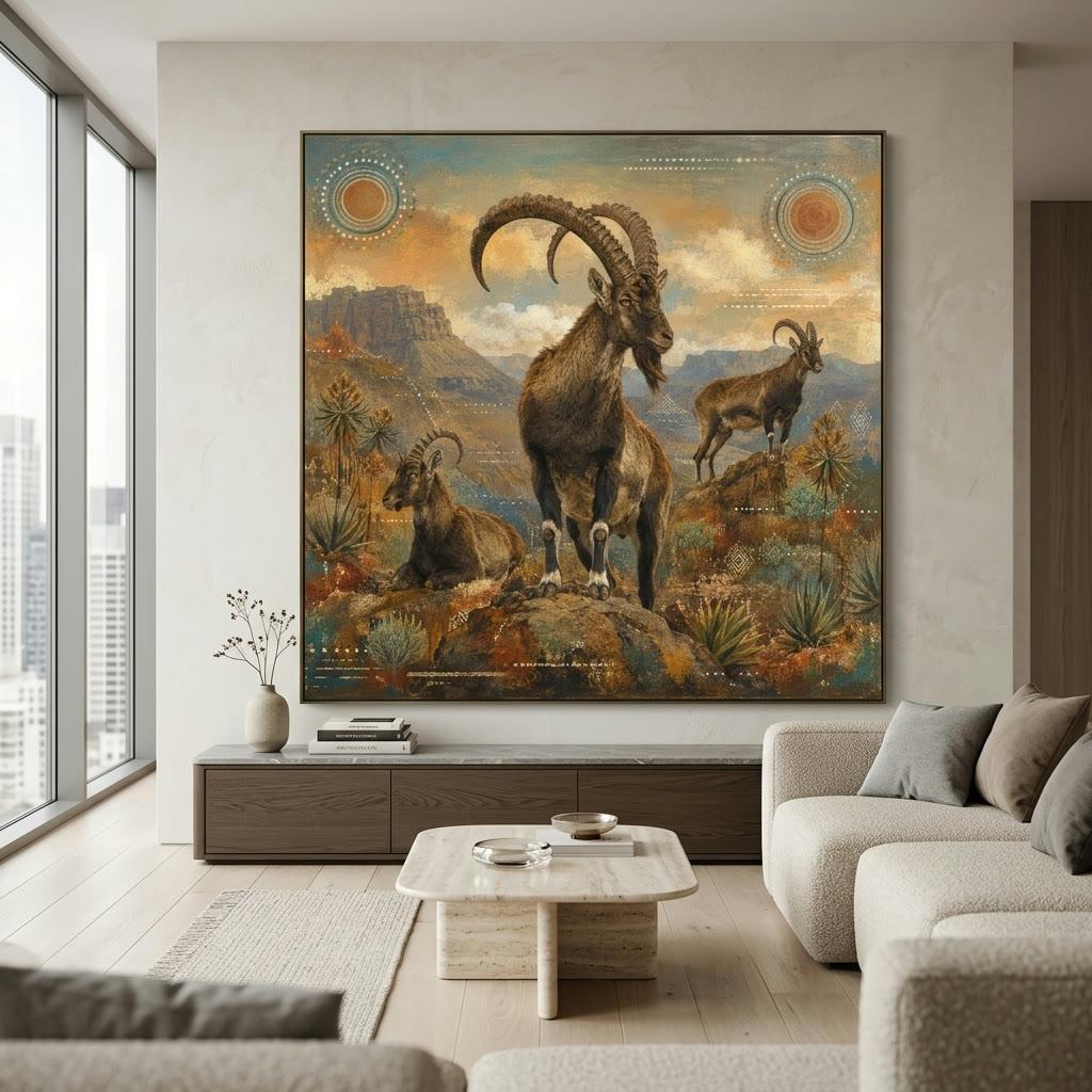 Ethiopian Highlands | Walia Ibex Fine Art Print | Canvas Addis