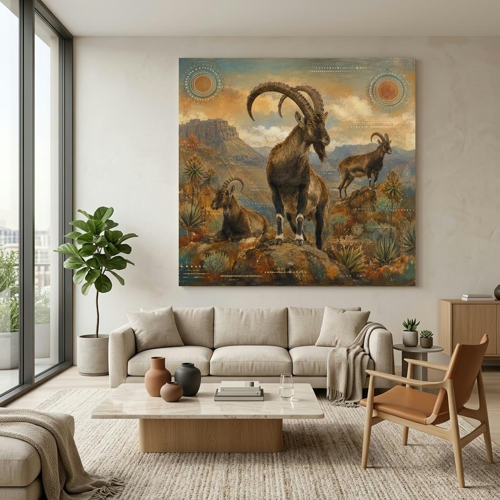 Ethiopian Highlands | Walia Ibex Fine Art Print | Canvas Addis