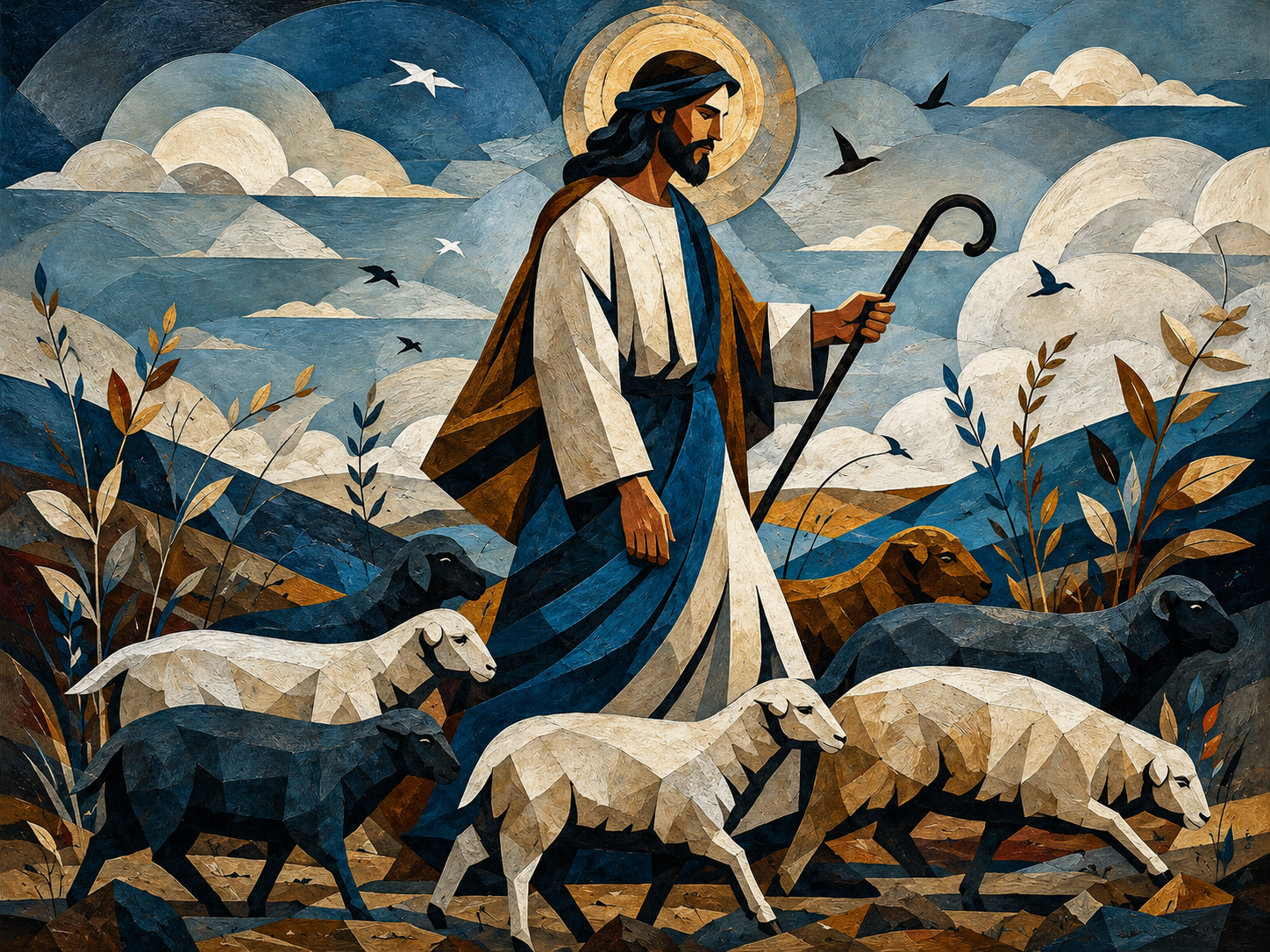 The Good Shepherd – Spiritual Canvas Art