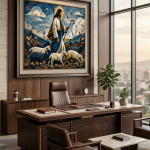 The Good Shepherd – Spiritual Canvas Art