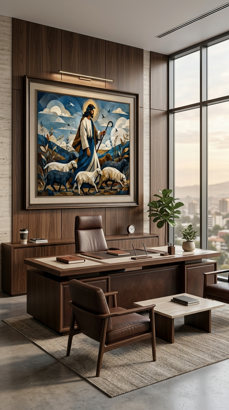 The Good Shepherd – Spiritual Canvas Art