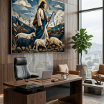 The Good Shepherd – Spiritual Canvas Art