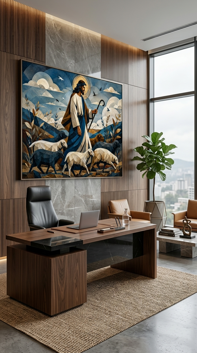 The Good Shepherd – Spiritual Canvas Art