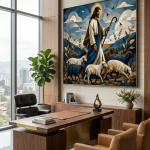 The Good Shepherd – Spiritual Canvas Art