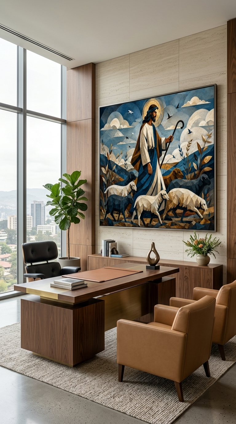 The Good Shepherd – Spiritual Canvas Art