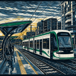 Mexico Boulevard Rhythms – Modern Addis Skyline Graphic Print