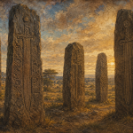 Tiya Ethiopia Ancient Stele Canvas Wall Art | UNESCO Heritage Fine Art