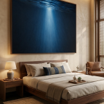 Deep Blue Underwater Canvas Wall Art