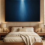 Deep Blue Underwater Canvas Wall Art