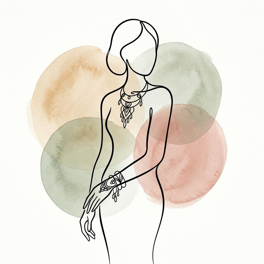 Elegant Minimalist Line Art Canvas