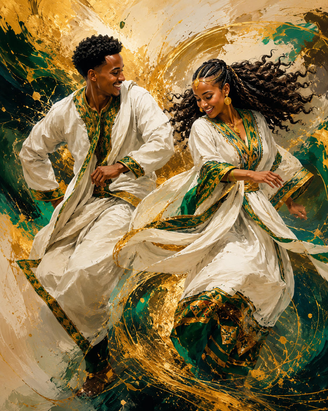 Eskesta Motion Abstract Canvas - የባህል ረግረግ