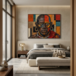 Mursi Tribal Old Man Canvas Art