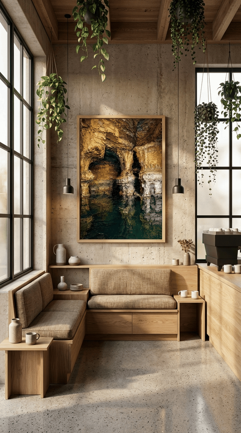 The Chamber of Pillars – Sof Omar Cave Impasto Oil Print