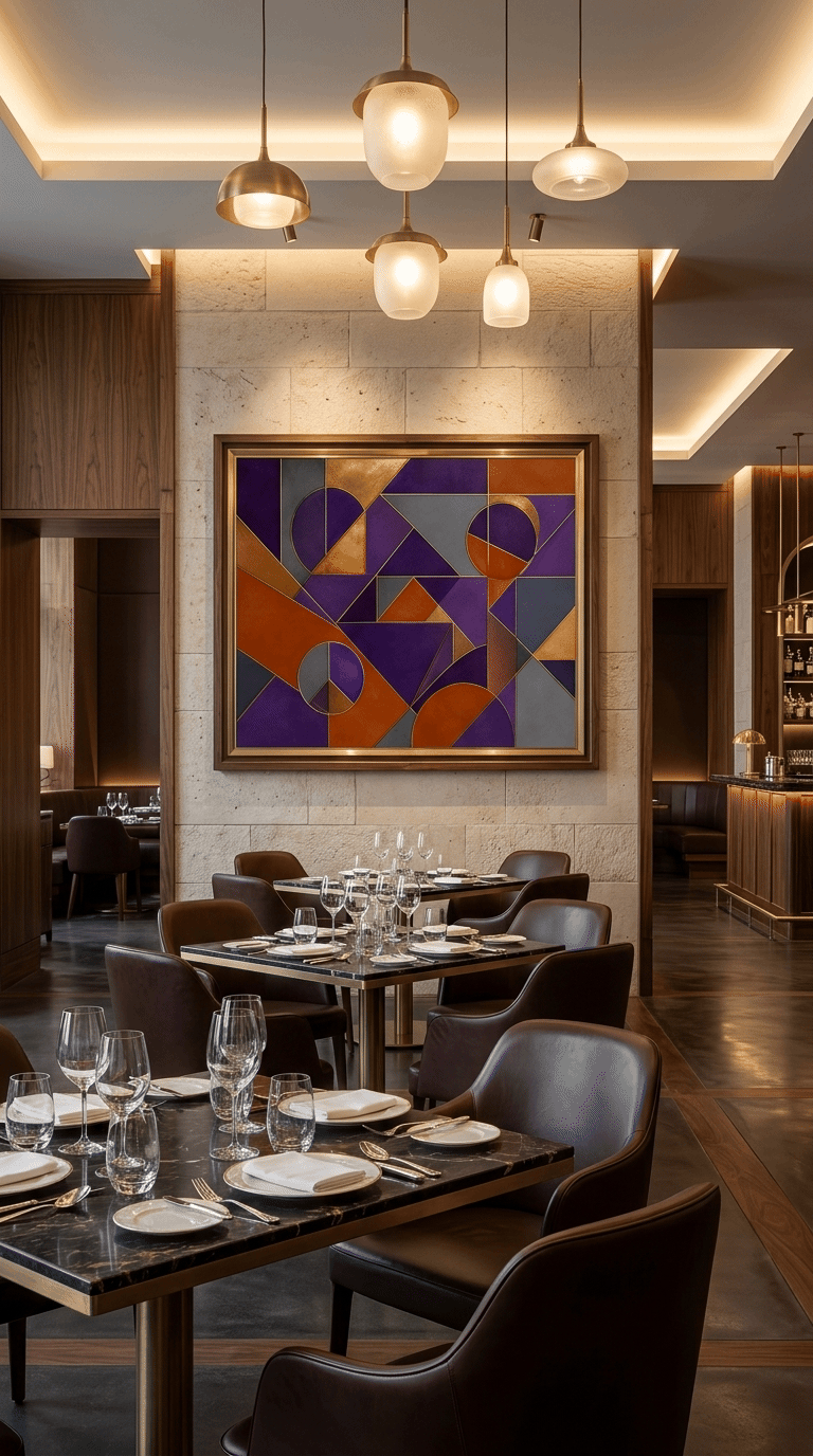 Continental Intersection – Luxury Cubist Abstract Print