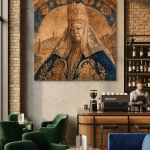 The Sovereign Mind: Empress Taytu Betul Heritage Canvas Art