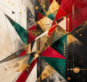 Tibeb Geometric Weaving Avant-Garde Abstract