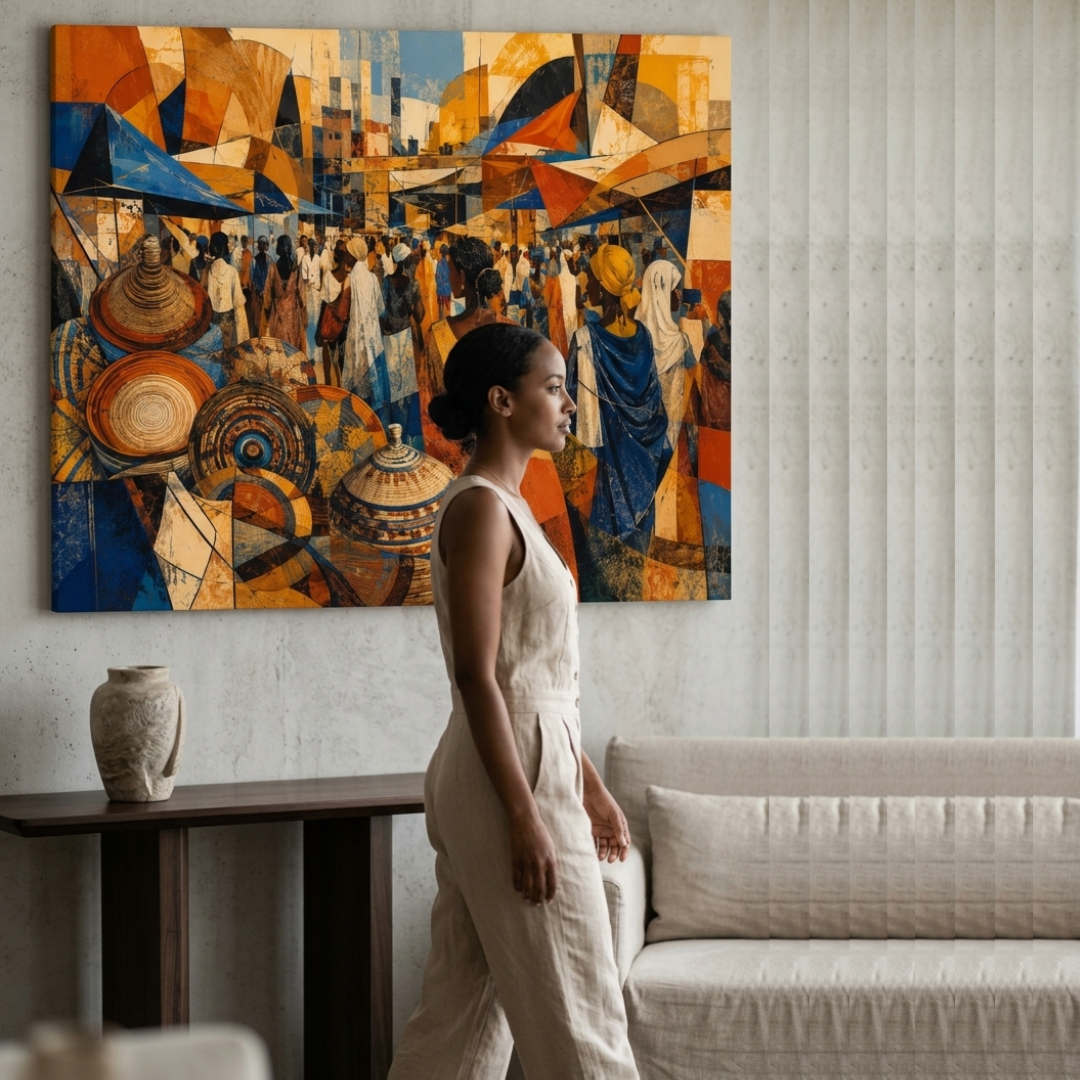 Ethiopian Coffee Culture as Wall Art: From Tradition to Modern Interiors