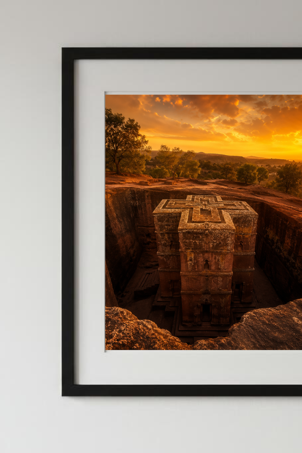 Lalibela Sunset Canvas Print