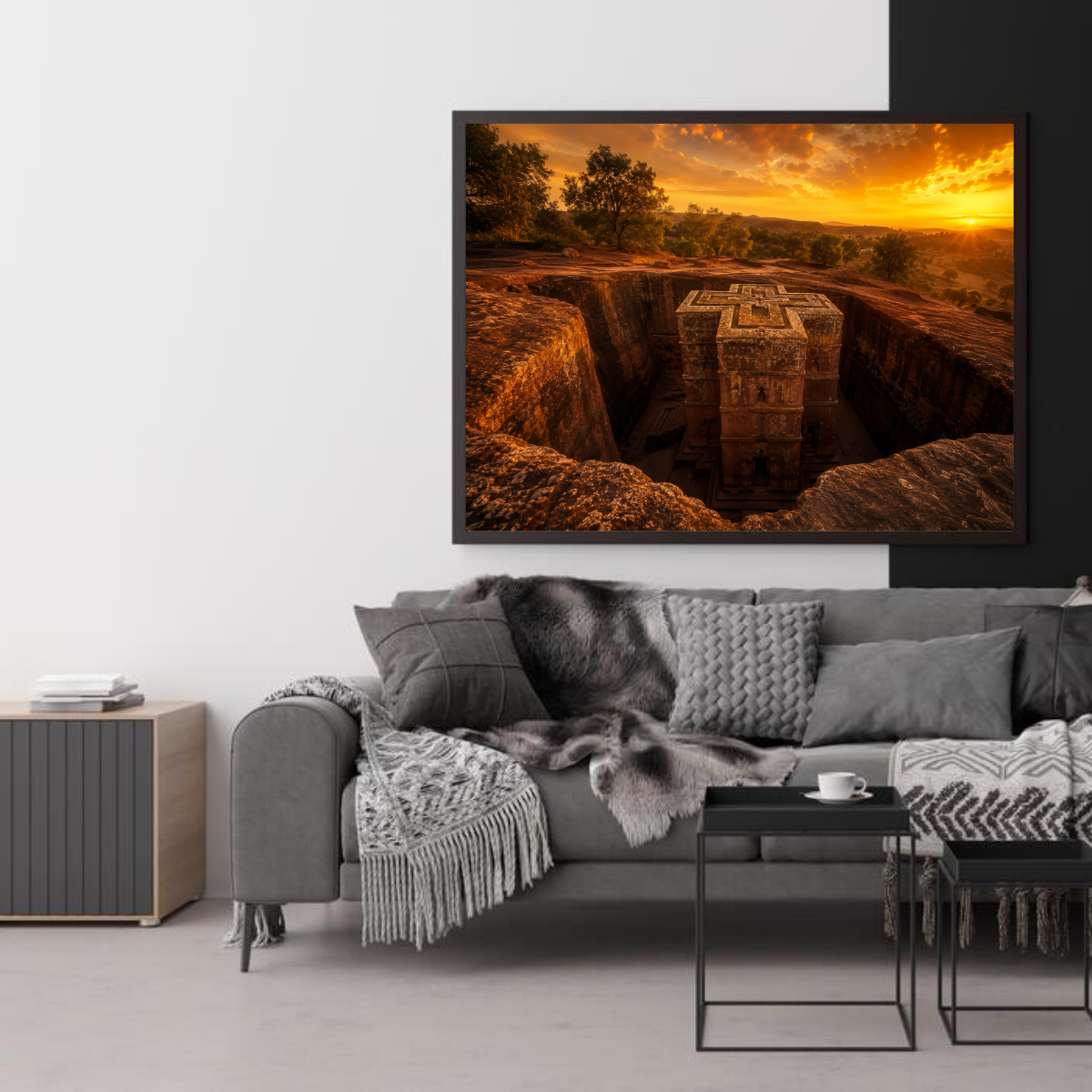 Lalibela Sunset Canvas Print