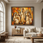 Women of Ethiopia – Habesha Elegance | Ethiopian Women Canvas Wall Art