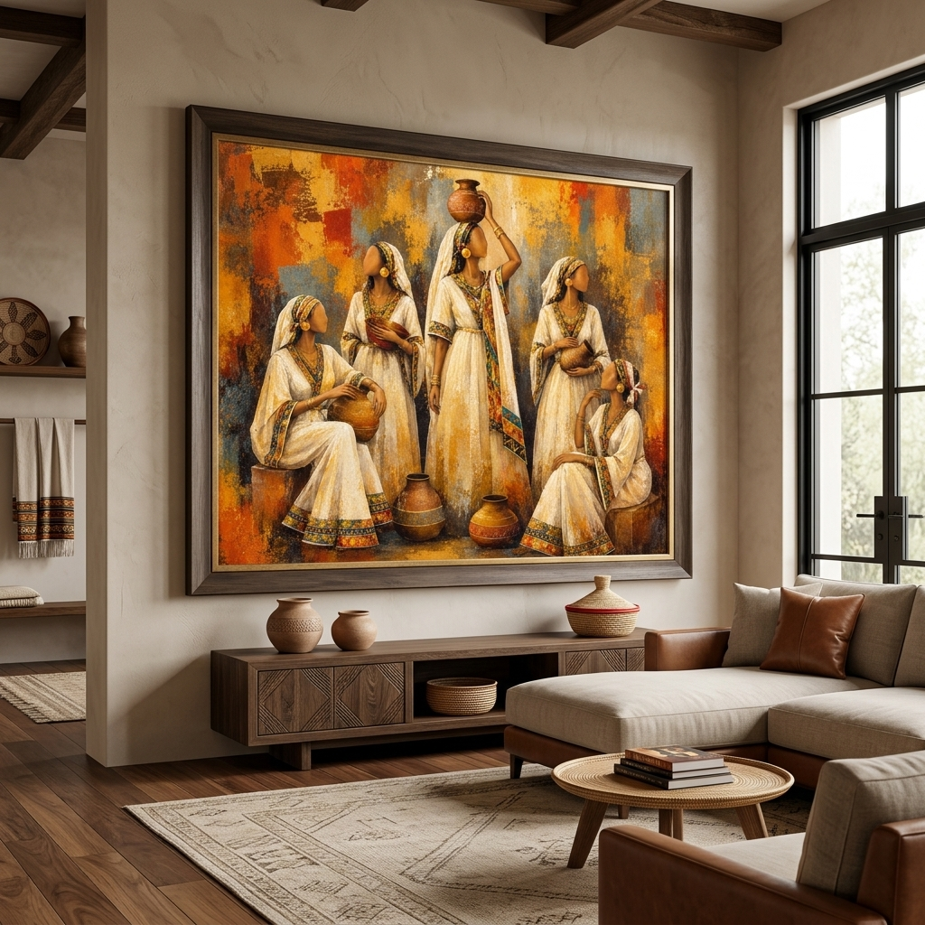 Women of Ethiopia – Habesha Elegance | Ethiopian Women Canvas Wall Art